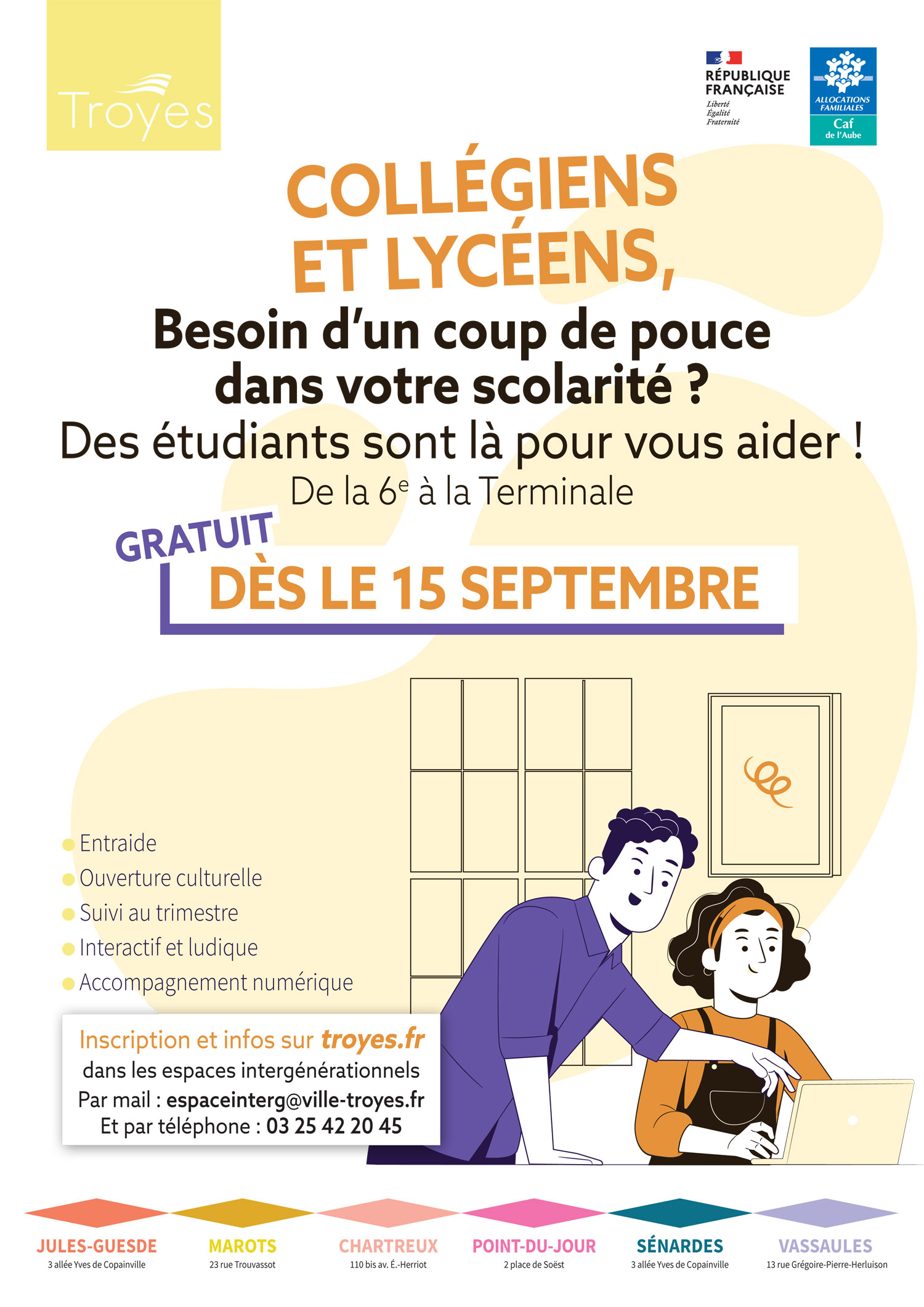 affiche accompagnement scolaire