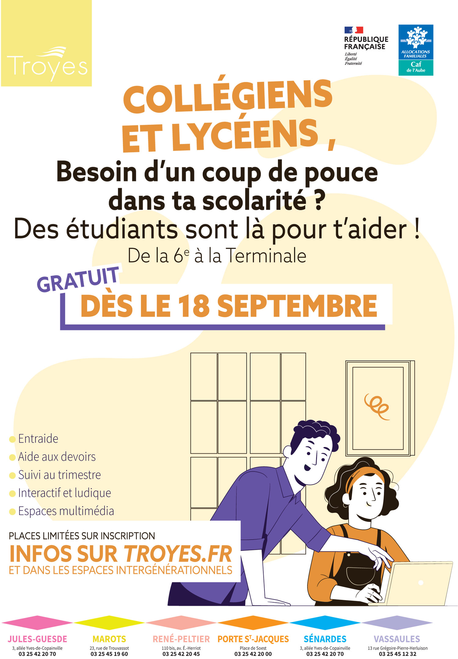 affiche accompagnement scolaire