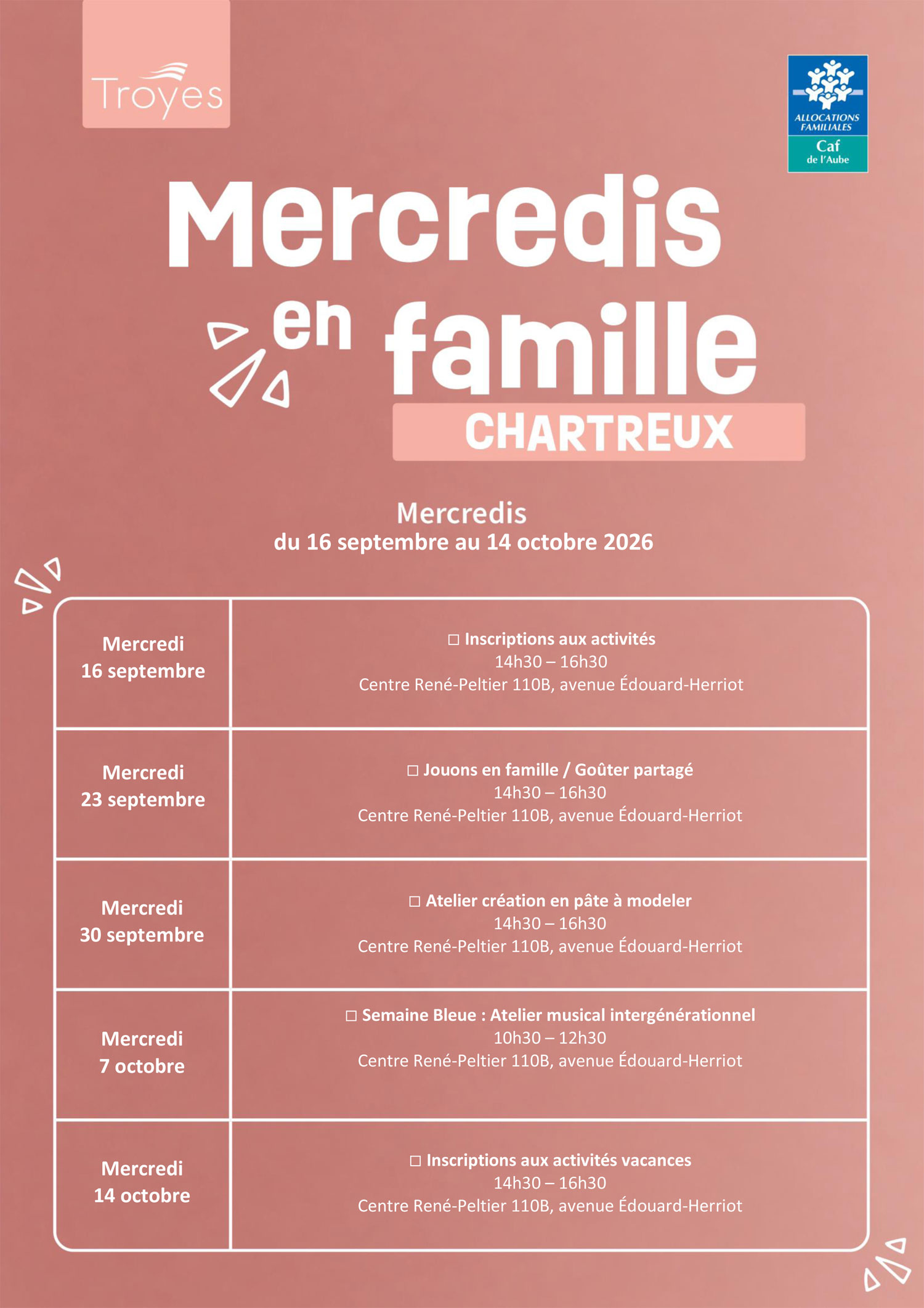 activités ados mercredis