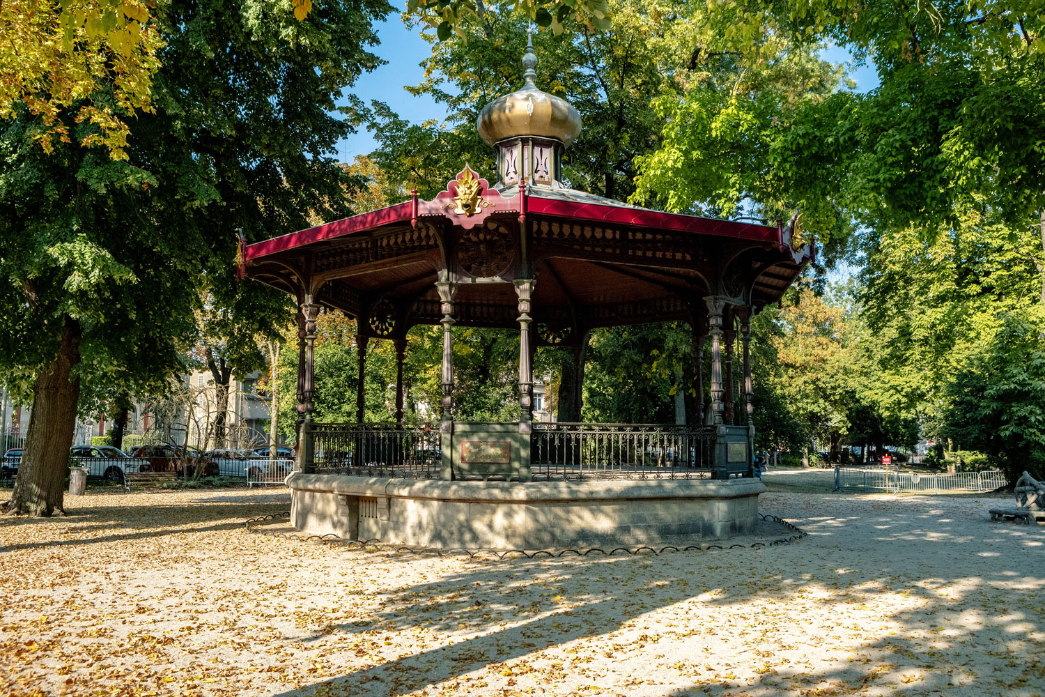 Kiosque du jardin du rocher